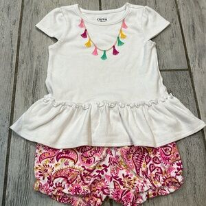 Crown and Ivy Boho Paisley Kids Matching Set 3T